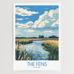 The Fens Souvenir Poster Print