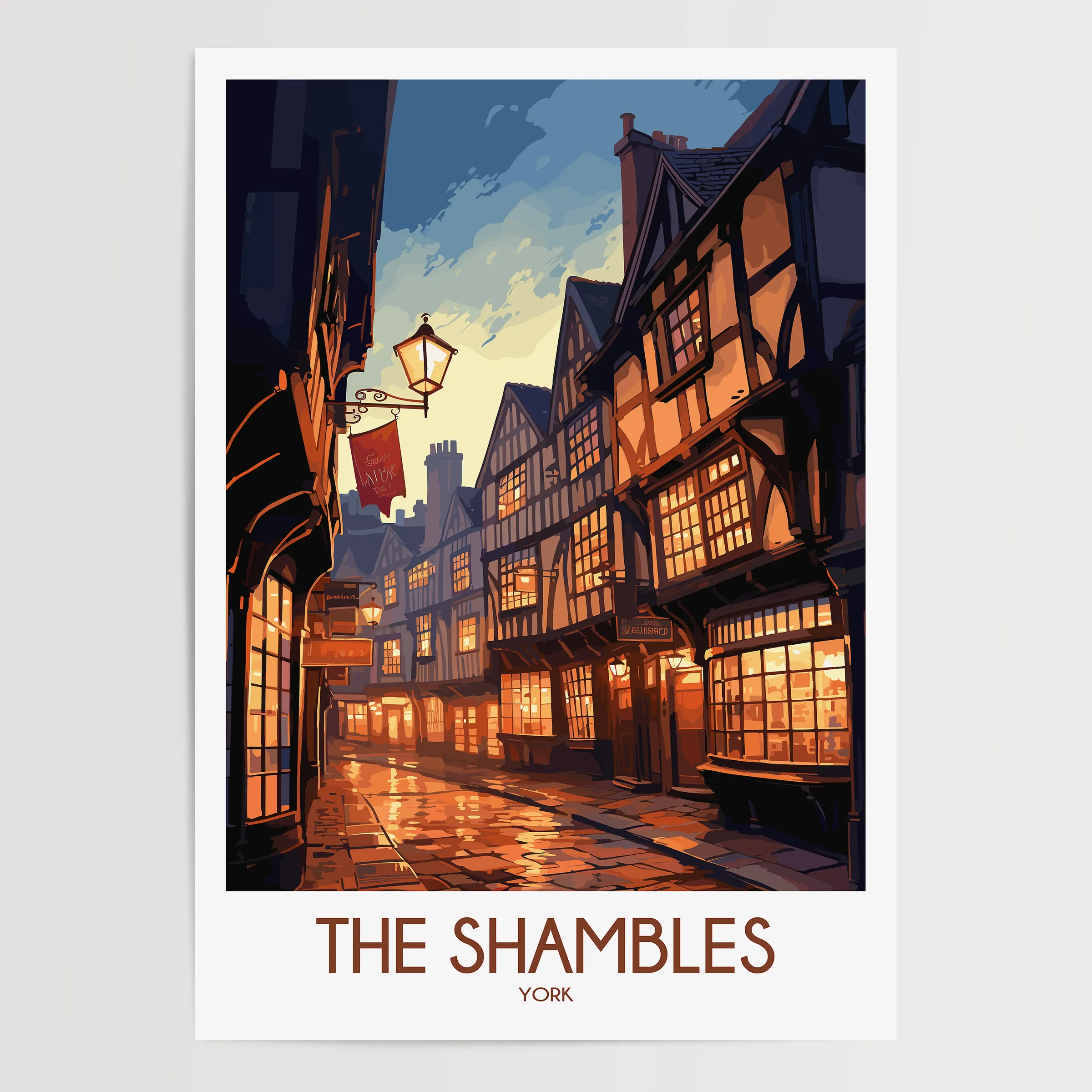 The Shambles Souvenir Poster Print