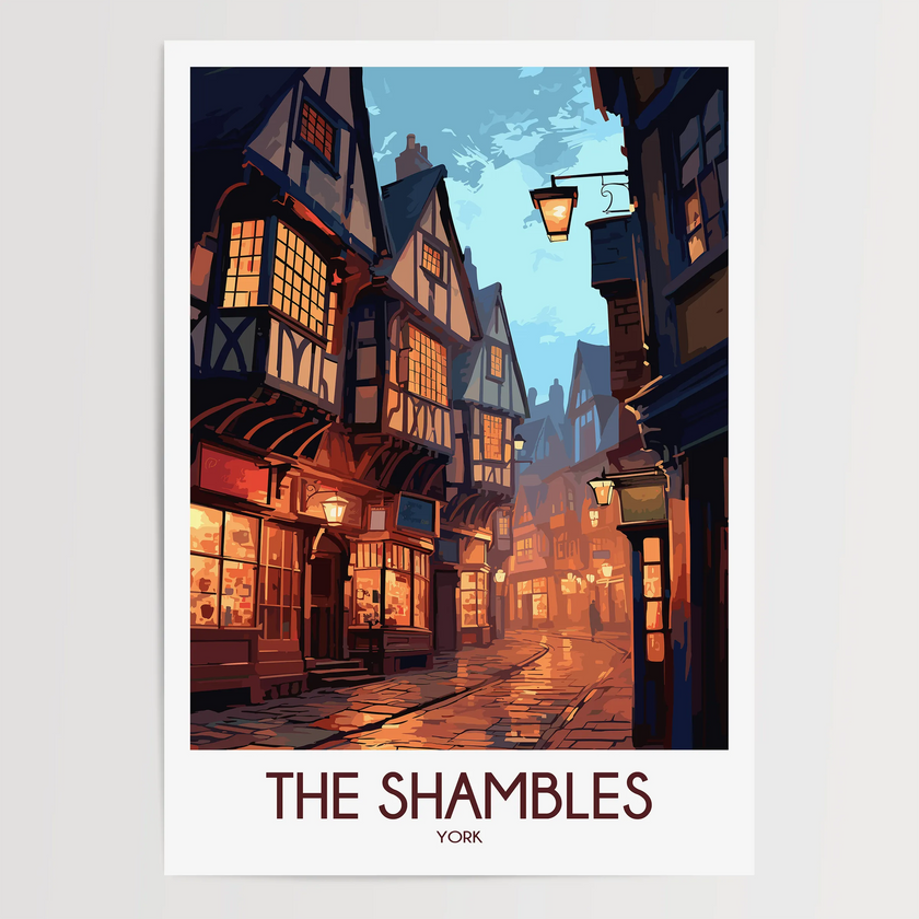 The Shambles Souvenir Poster Print