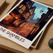 The Shambles Vintage Style Print