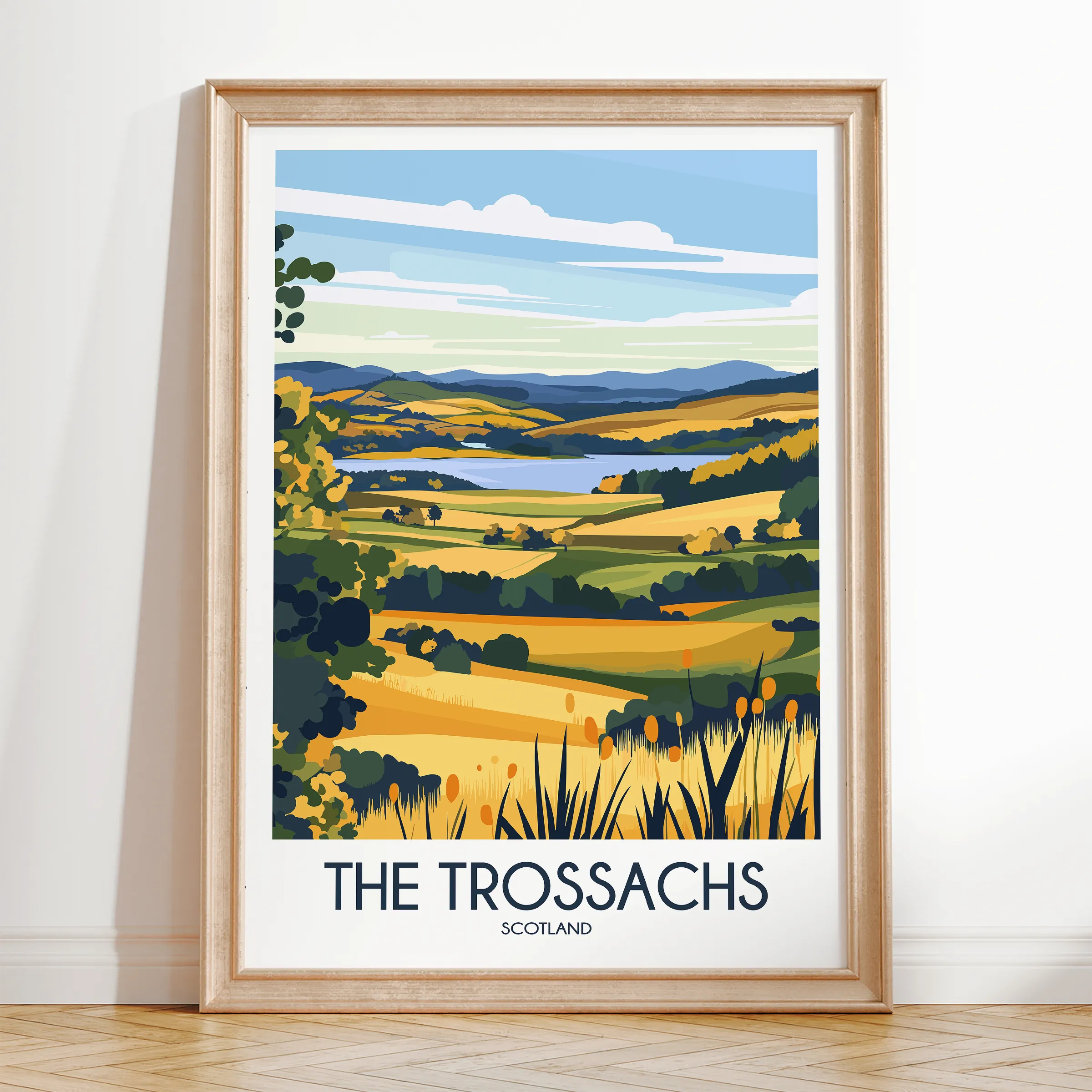 The Trossachs Destination Art Gift