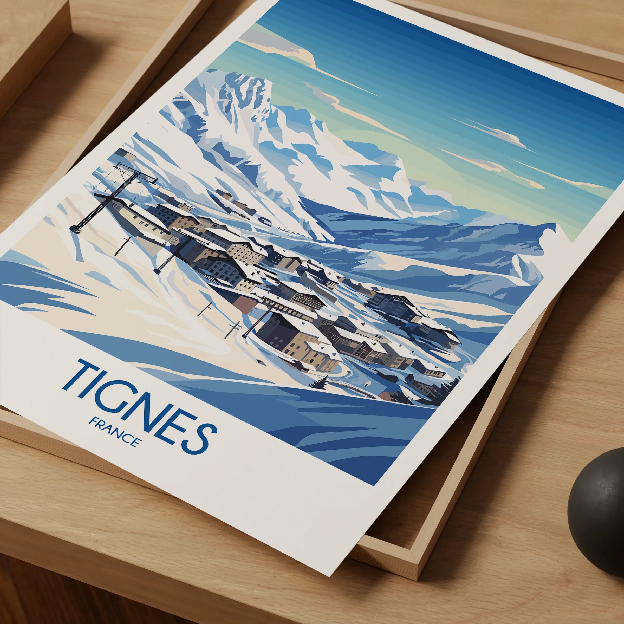 Tignes Destination Art Gift