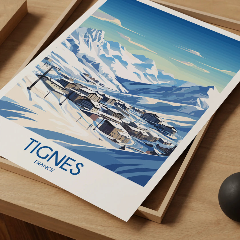 Tignes Destination Art Gift