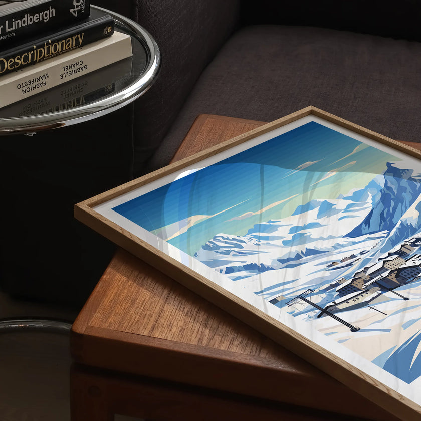 Tignes Minimalist Wall Art