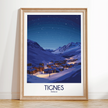 Tignes Modern Travel Poster