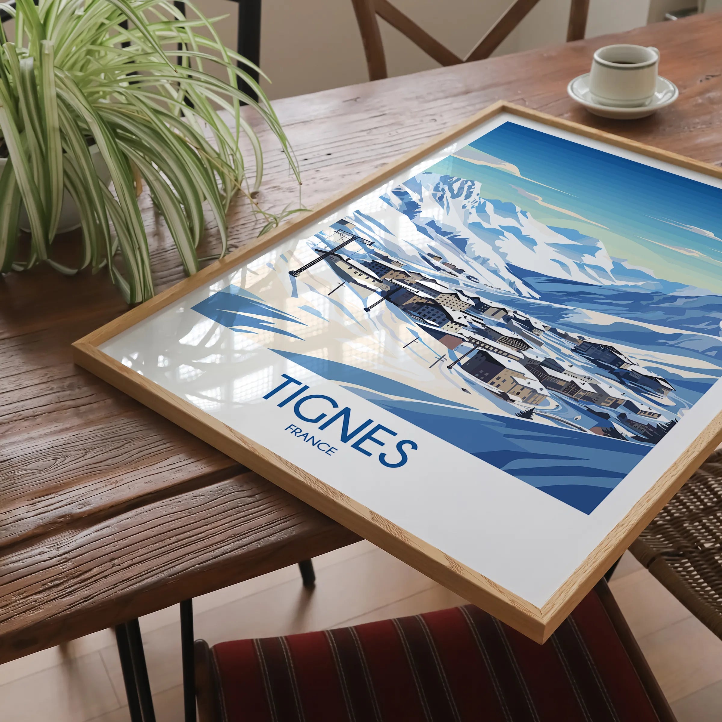 Tignes Scenic Landscape Art