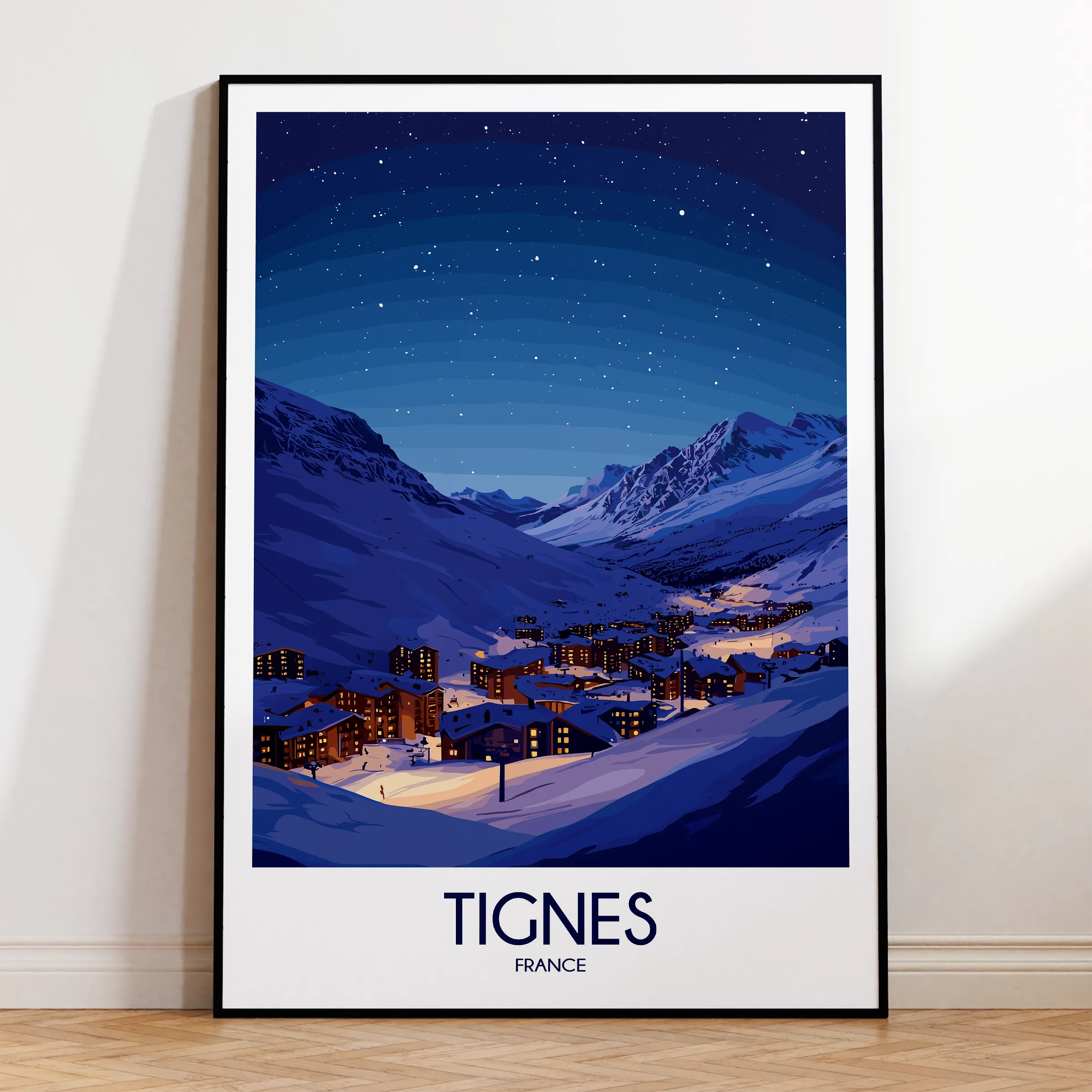 Tignes Souvenir Poster Print