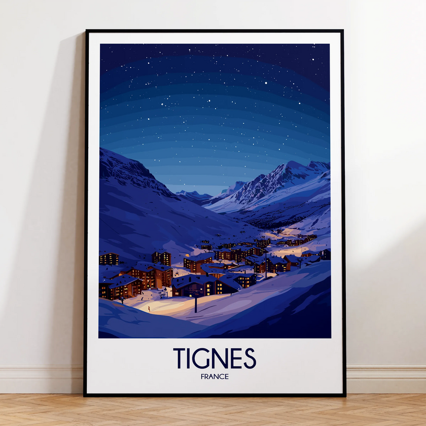 Tignes Souvenir Poster Print