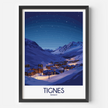 Tignes Vintage Style Print