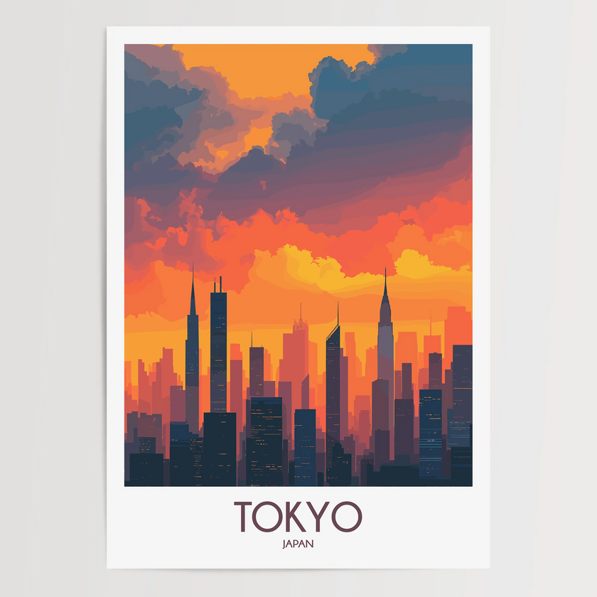 Tokyo Destination Art Gift