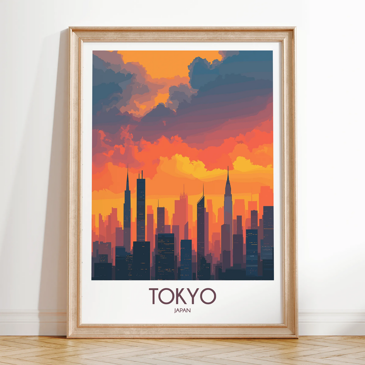 Tokyo Minimalist Wall Art