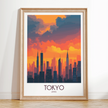 Tokyo Minimalist Wall Art