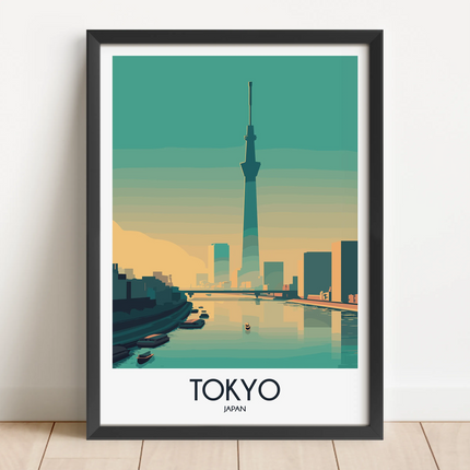 Tokyo Minimalist Wall Art