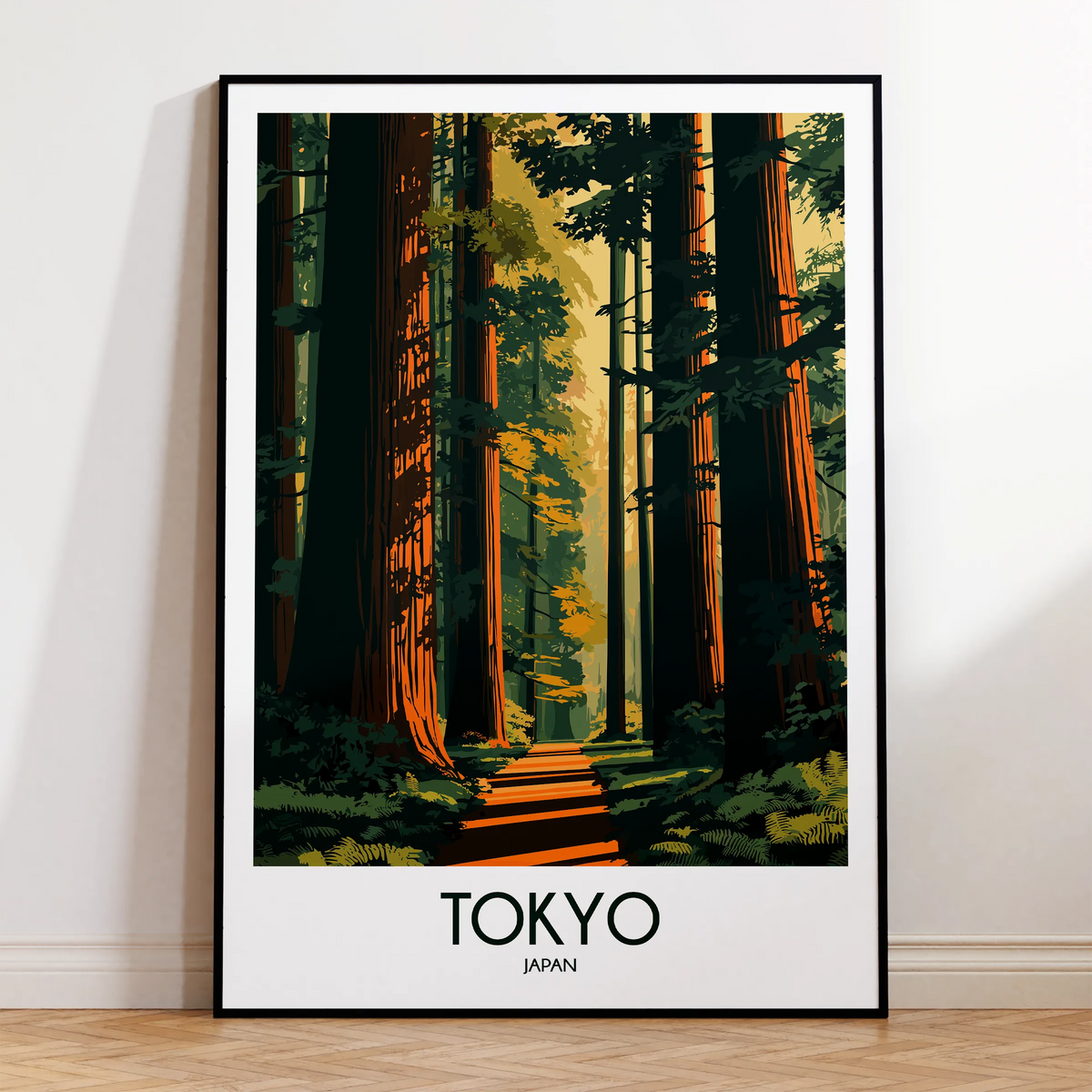 Tokyo Minimalist Wall Art