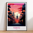 Tokyo Minimalist Wall Art