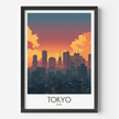 Tokyo Modern Travel Poster