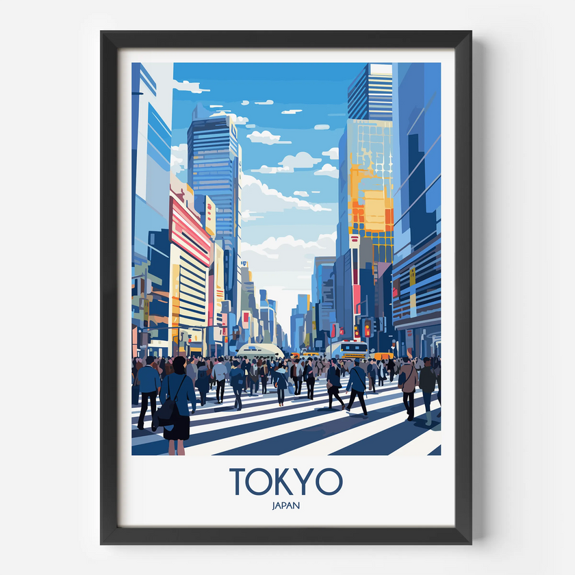 Tokyo Souvenir Poster Print