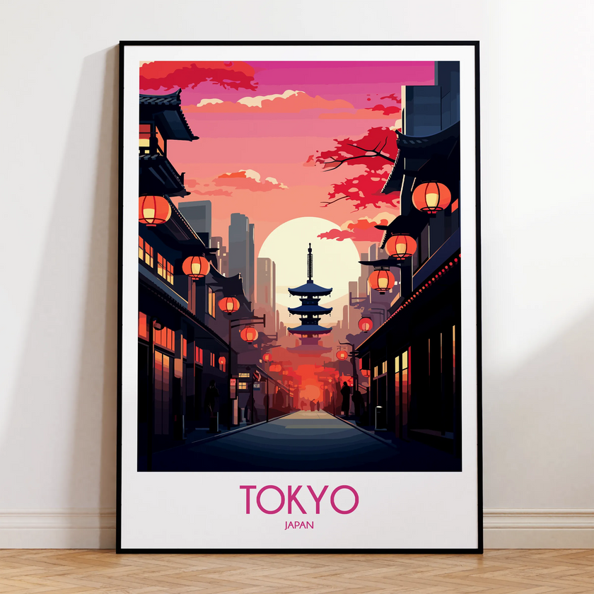 Tokyo Souvenir Poster Print