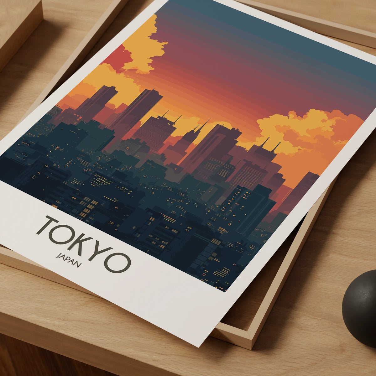 Tokyo Vintage Style Print