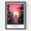 Tokyo Vintage Style Print