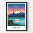 Toronto Modern Travel Poster