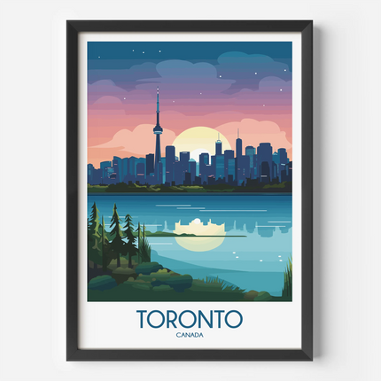 Toronto Modern Travel Poster