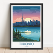 Toronto Retro Travel Illustration