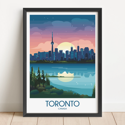 Toronto Retro Travel Illustration