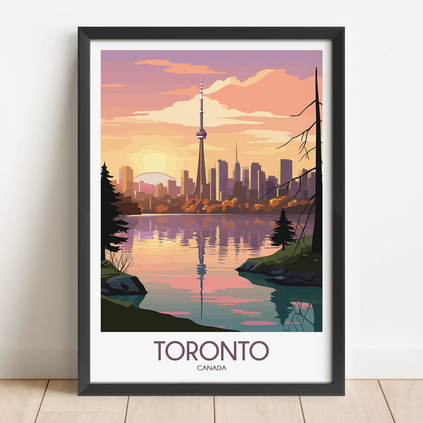 Toronto Retro Travel Illustration