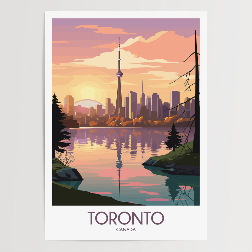 Toronto Souvenir Poster Print
