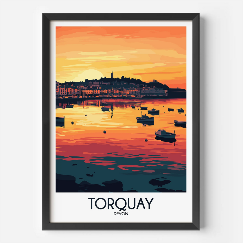 Torquay Destination Art Gift