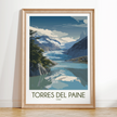 Torres Del Paine Destination Art Gift