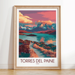 Torres Del Paine Destination Art Gift