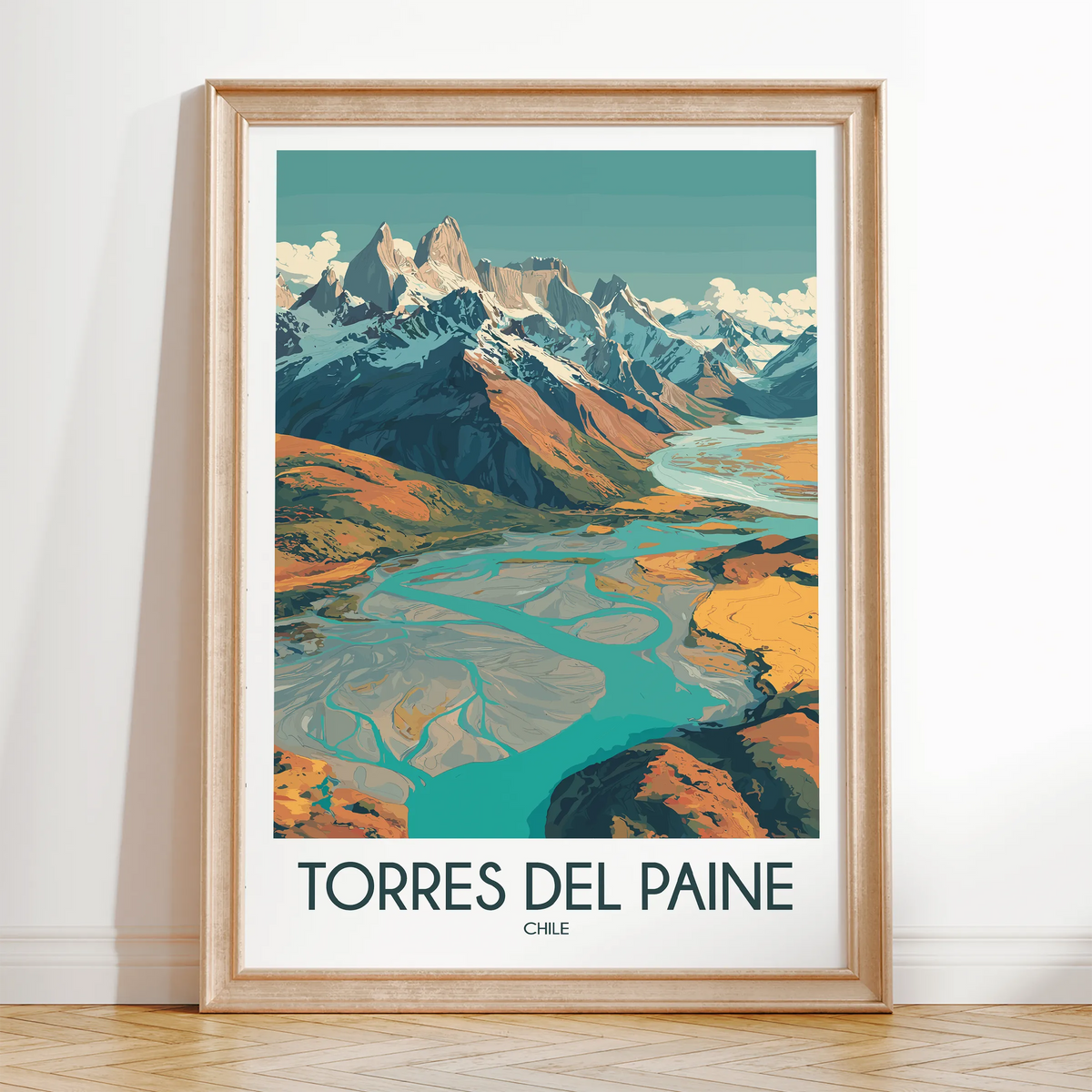 Torres Del Paine Destination Art Gift