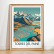 Torres Del Paine Destination Art Gift