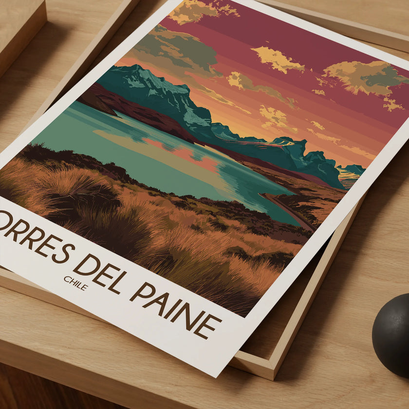 Torres Del Paine Home Office Decor