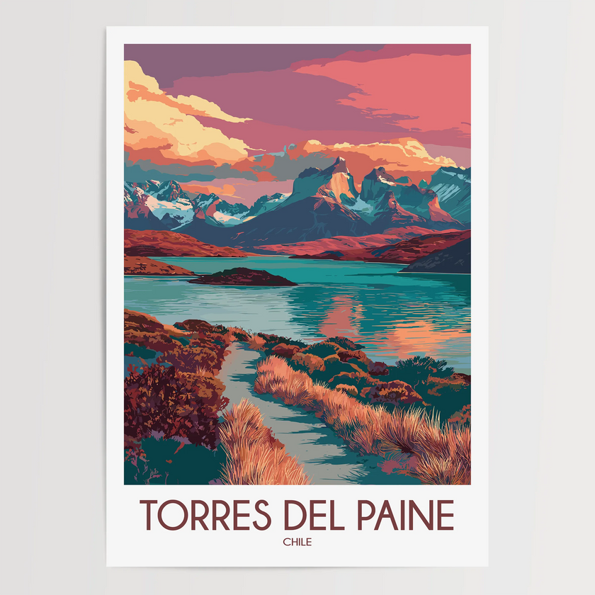 Torres Del Paine Home Office Decor