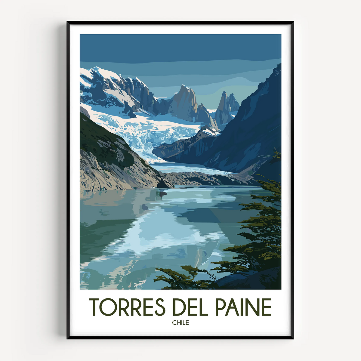 Torres Del Paine Home Office Decor