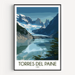 Torres Del Paine Home Office Decor