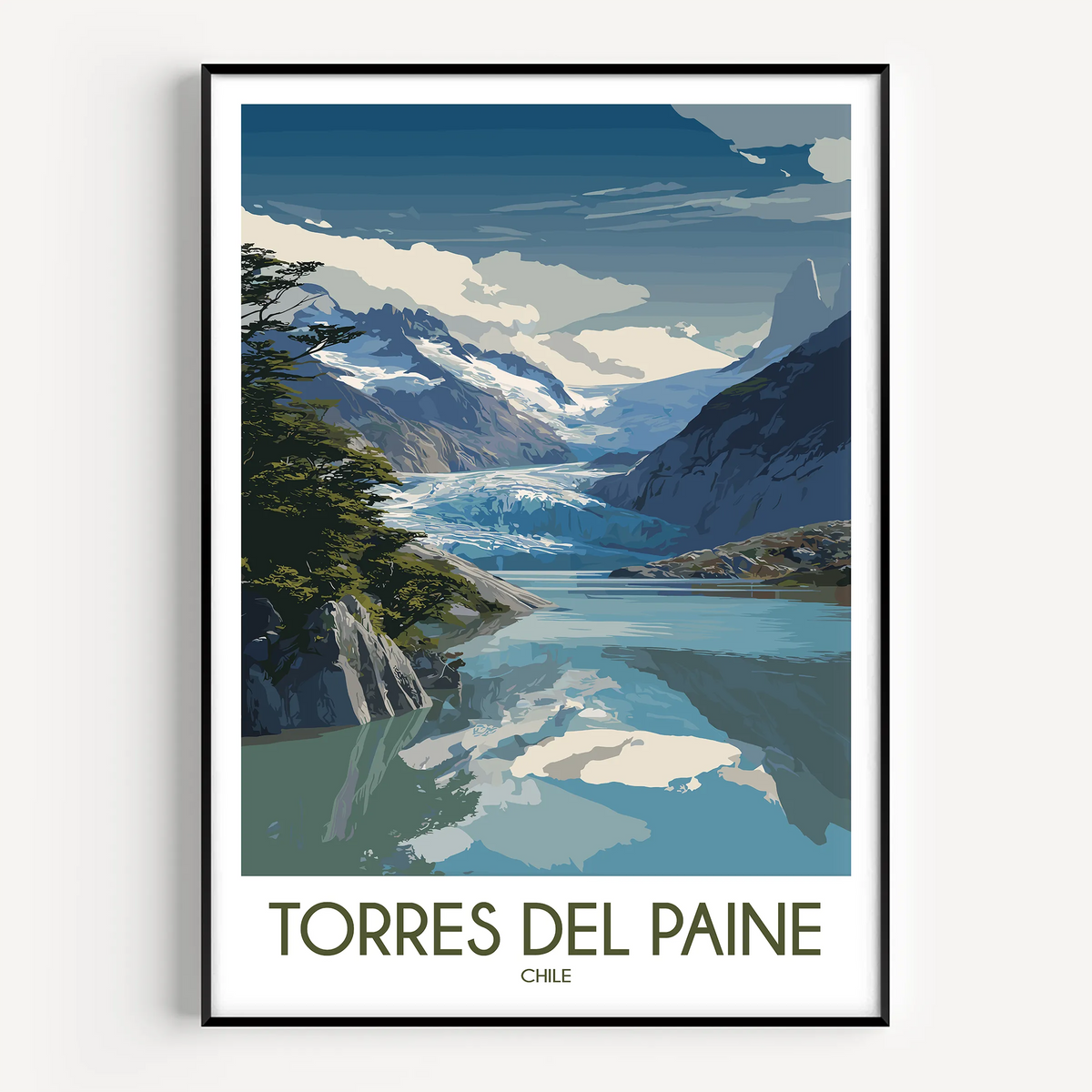 Torres Del Paine Home Office Decor