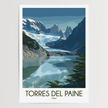 Torres Del Paine Minimalist Wall Art