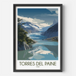 Torres Del Paine Minimalist Wall Art