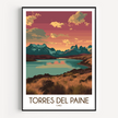 Torres Del Paine Minimalist Wall Art