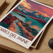 Torres Del Paine Scenic Landscape Art