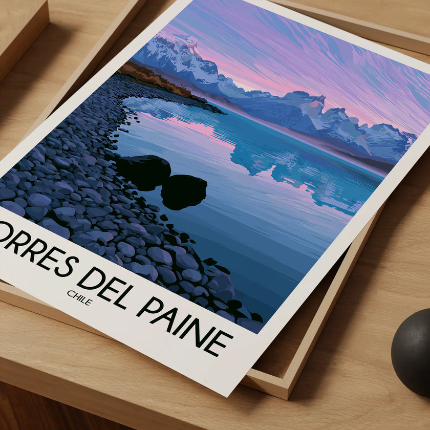 Torres Del Paine Souvenir Poster Print