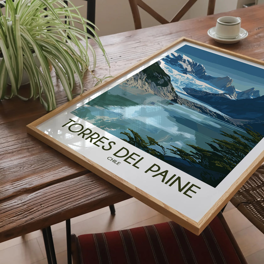 Torres Del Paine Souvenir Poster Print
