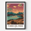 Torres Del Paine Souvenir Poster Print