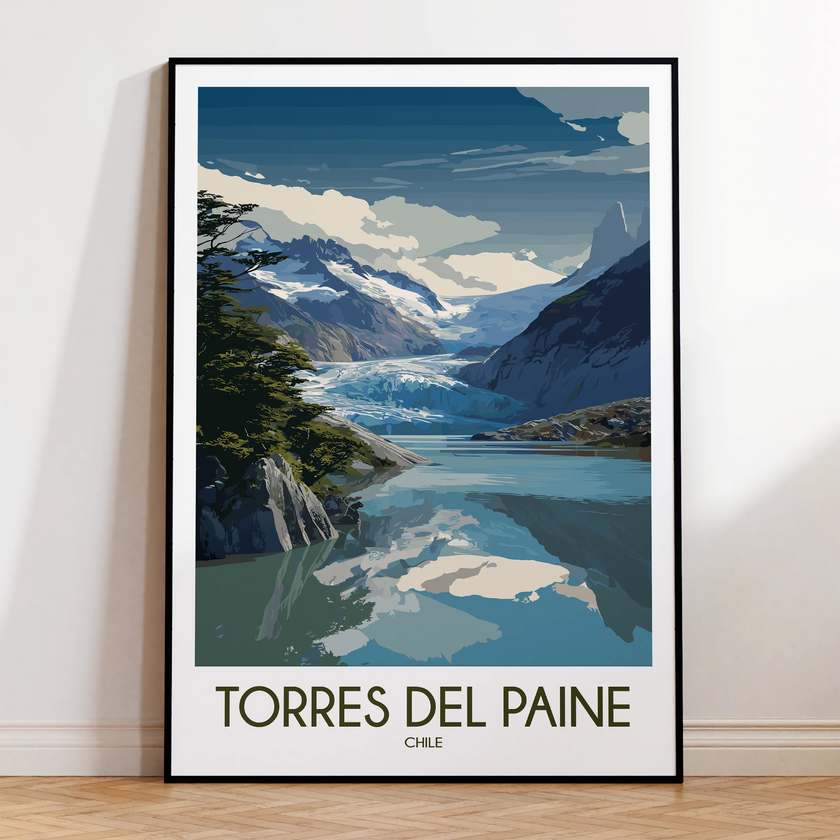 Torres Del Paine Souvenir Poster Print