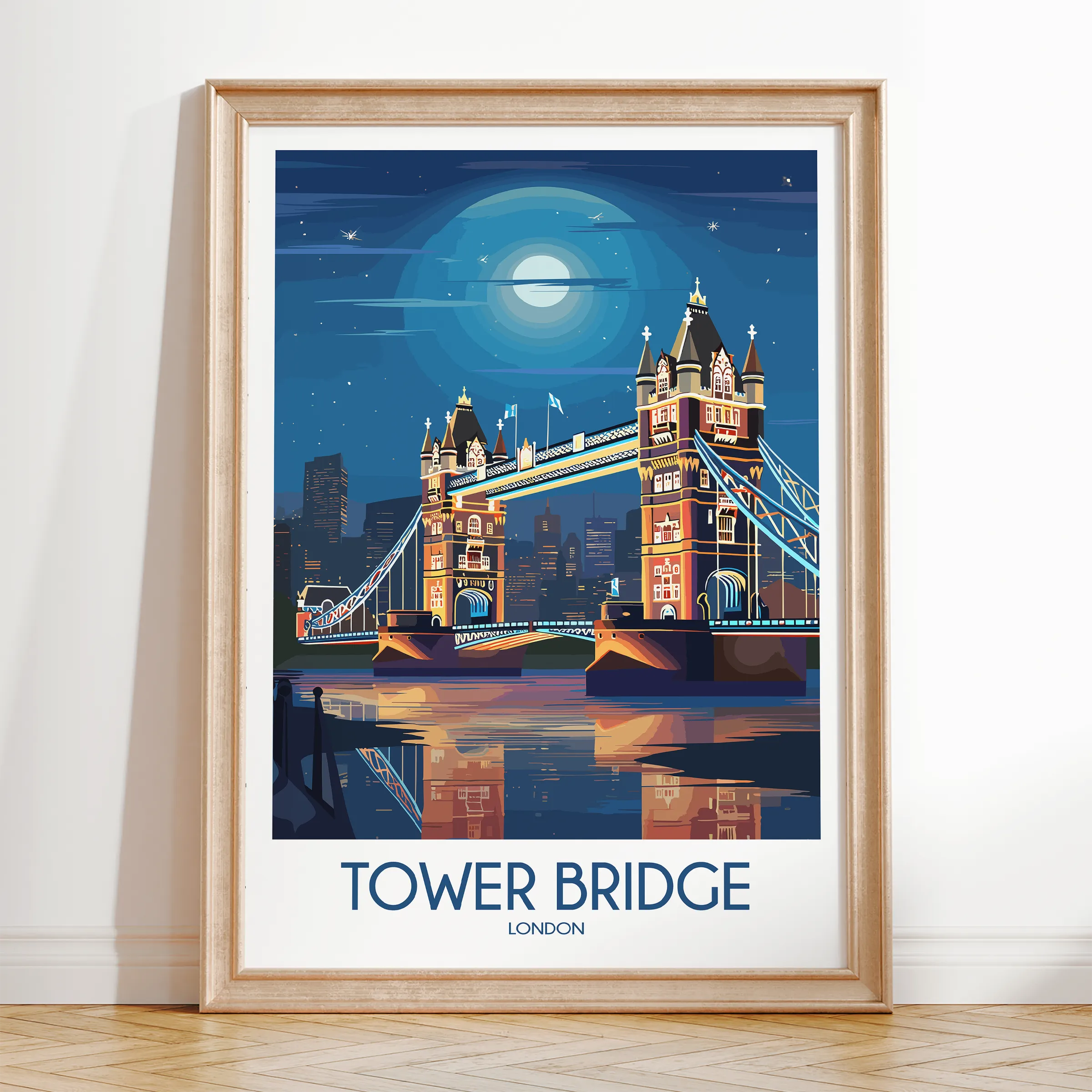 Tower Bridge Souvenir Poster Print