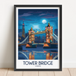 Tower Bridge Souvenir Poster Print